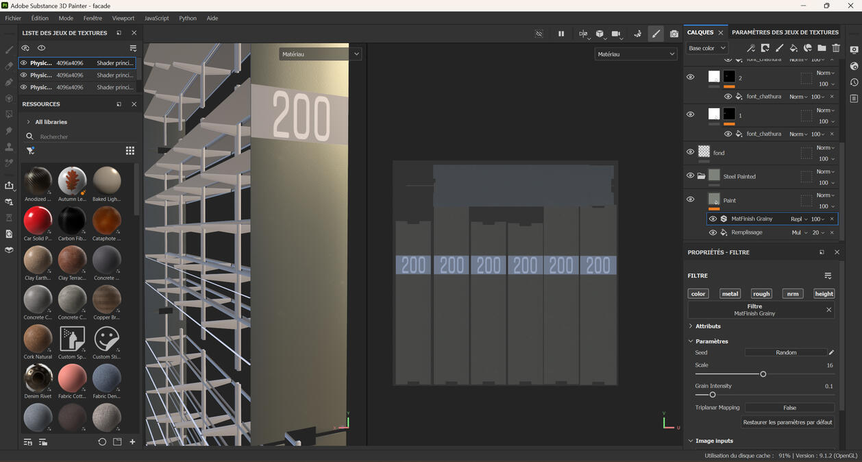 Creat texture on Substance Painter