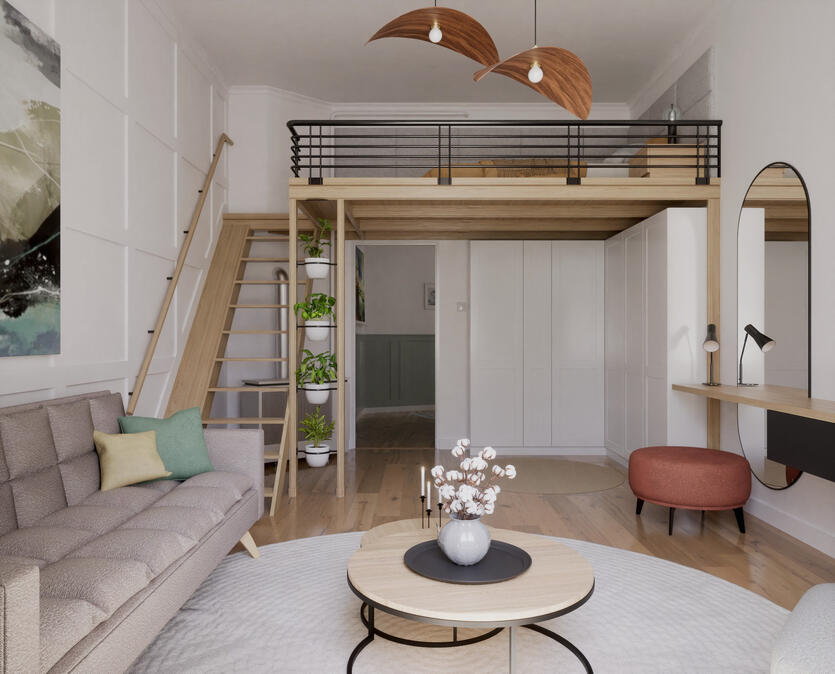 Ambiance ref : Interior rendering by Anett Mozes