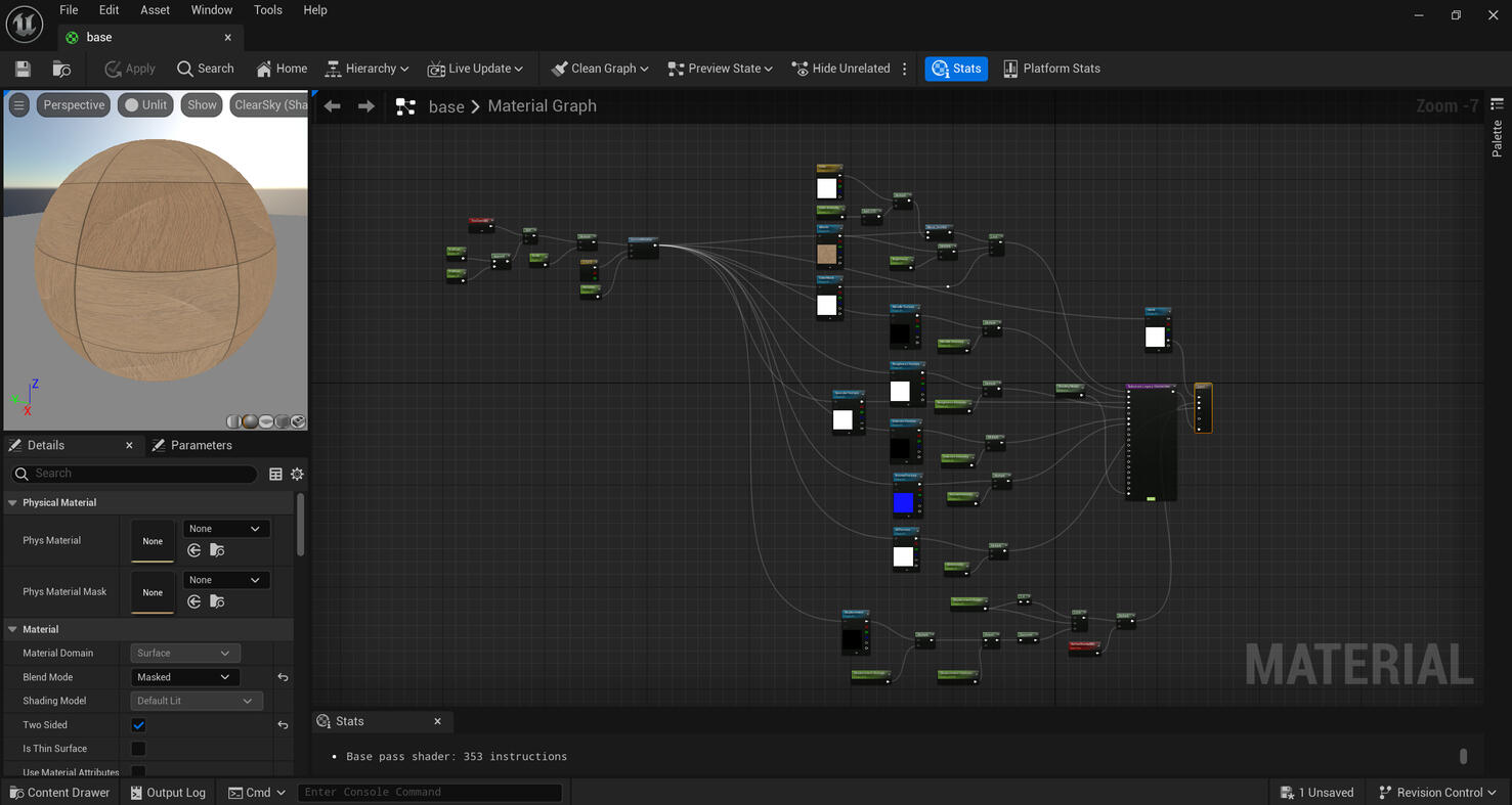 Creat basic material shader