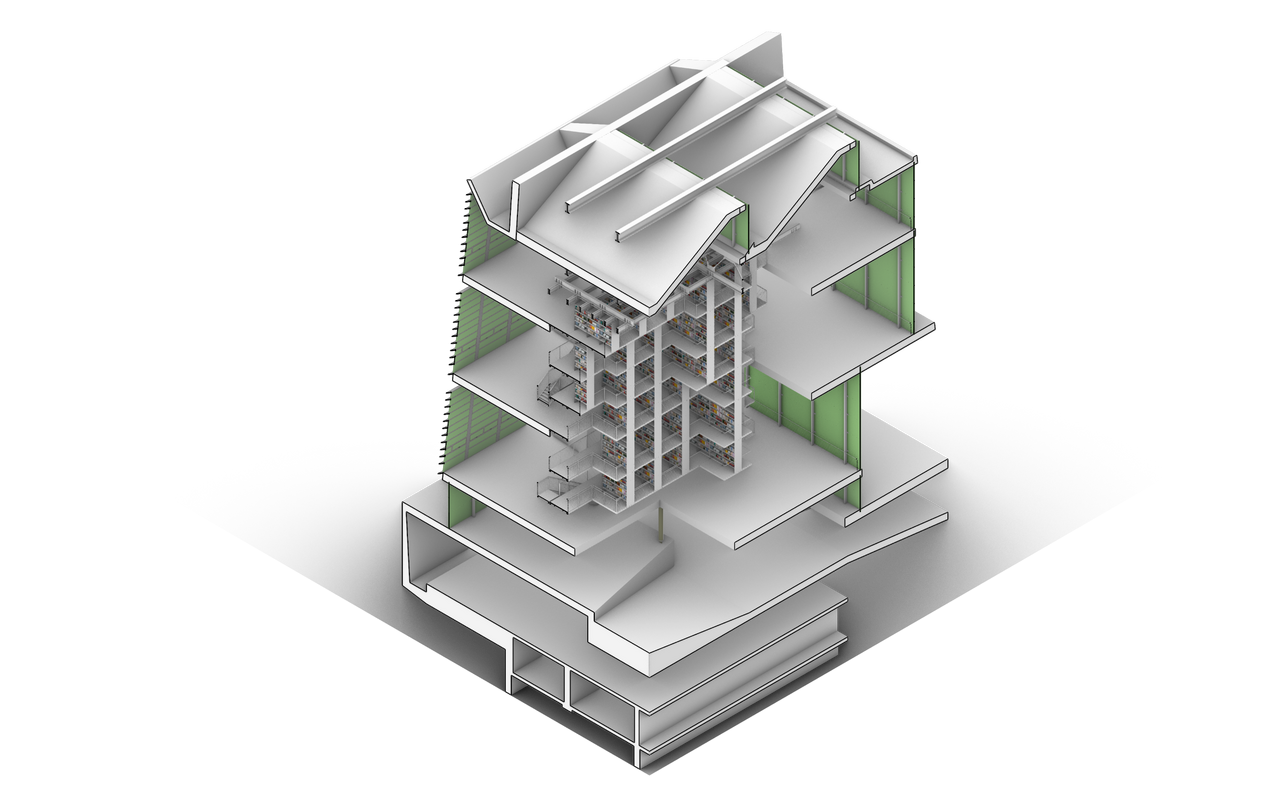Bloc Axonometry