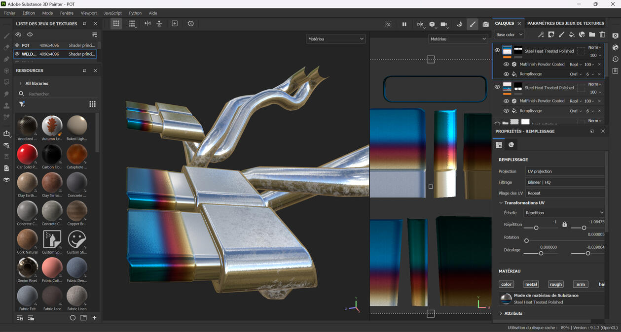 Creat texture on Substance Painter