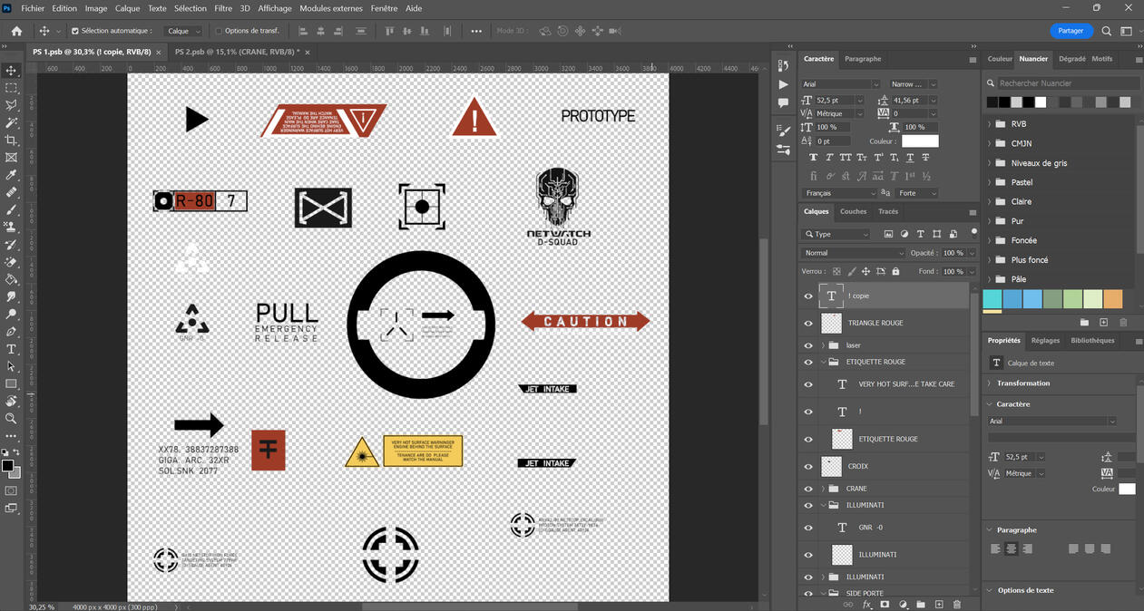 Creat decals on Photoshop